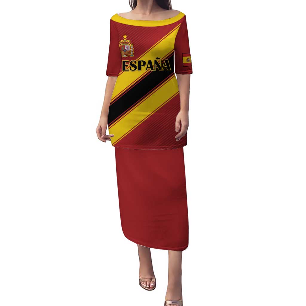 Custom Spain Football Puletasi Come On La Roja Sporty Style