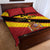 Custom Spain Football Quilt Bed Set Come On La Roja Sporty Style