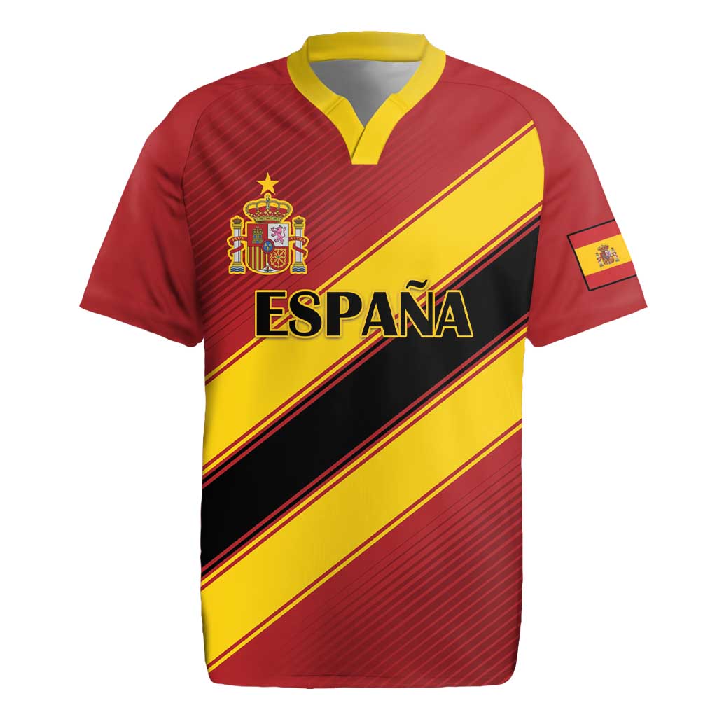 Custom Spain Football Rugby Jersey Come On La Roja Sporty Style