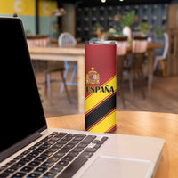 Custom Spain Football Skinny Tumbler Come On La Roja Sporty Style