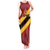 Custom Spain Football Tank Maxi Dress Come On La Roja Sporty Style