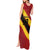 Custom Spain Football Tank Maxi Dress Come On La Roja Sporty Style