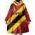 Custom Spain Football Wearable Blanket Hoodie Come On La Roja Sporty Style