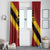 Custom Spain Football Window Curtain Come On La Roja Sporty Style