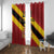 Custom Spain Football Window Curtain Come On La Roja Sporty Style