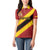 Custom Spain Football Women Polo Shirt Come On La Roja Sporty Style