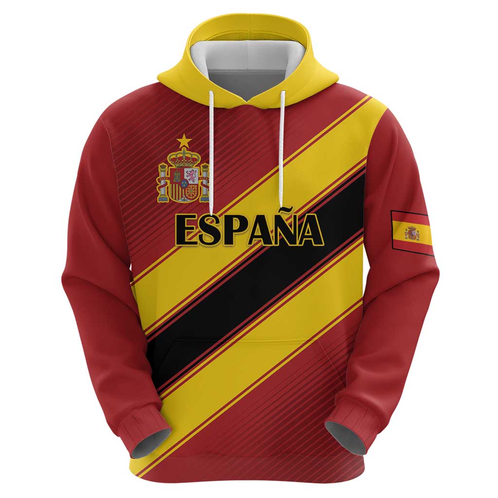 Custom Spain Football Zip Hoodie Come On La Roja Sporty Style