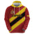Custom Spain Football Zip Hoodie Come On La Roja Sporty Style