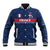 Custom France Football Baseball Jacket Les Bleus French Heraldry Pattern