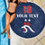 Custom France Football Beach Blanket Les Bleus French Heraldry Pattern