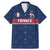 Custom France Football Family Matching Mermaid Dress and Hawaiian Shirt Les Bleus French Heraldry Pattern