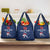 Custom France Football Grocery Bag Les Bleus French Heraldry Pattern