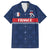 Custom France Football Hawaiian Shirt Les Bleus French Heraldry Pattern
