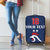 Custom France Football Luggage Cover Les Bleus French Heraldry Pattern