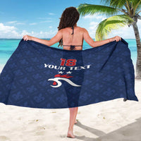 Custom France Football Sarong Les Bleus French Heraldry Pattern