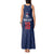 Custom France Football Tank Maxi Dress Les Bleus French Heraldry Pattern