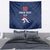 Custom France Football Tapestry Les Bleus French Heraldry Pattern