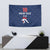 Custom France Football Tapestry Les Bleus French Heraldry Pattern