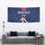 Custom France Football Tapestry Les Bleus French Heraldry Pattern