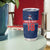 Custom France Football Tumbler Cup Les Bleus French Heraldry Pattern
