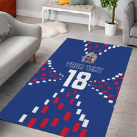 Custom Iceland Football Area Rug Go Champion