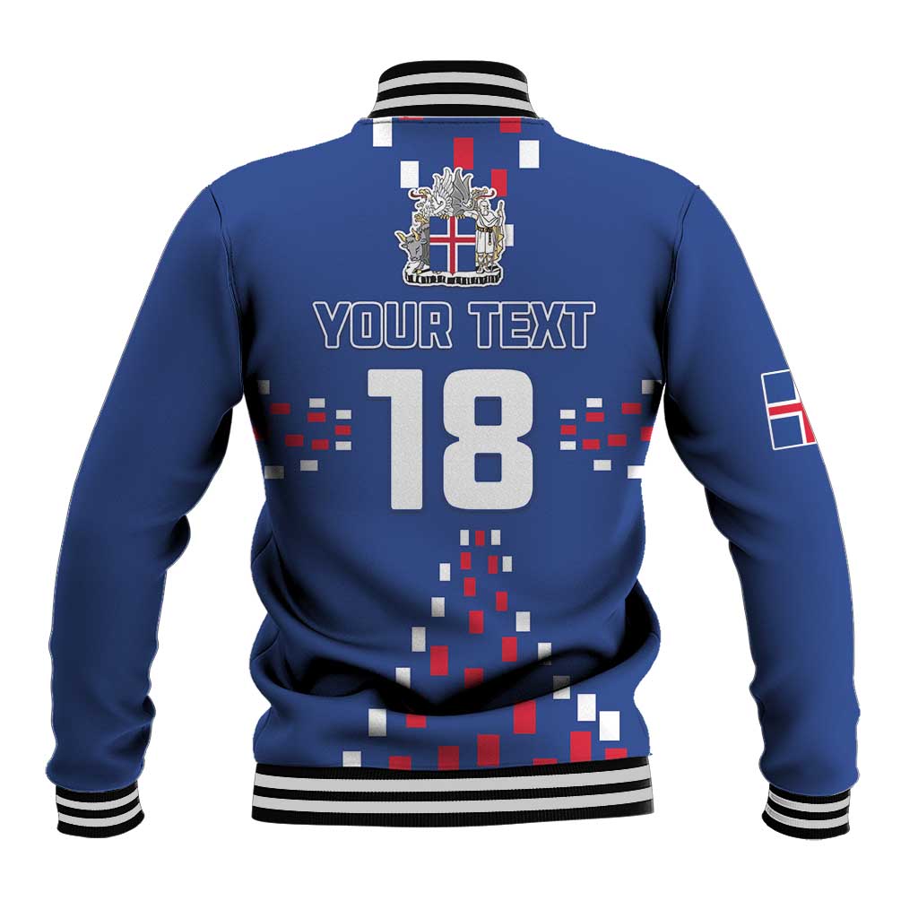 Custom Iceland Football Baseball Jacket Go Champion
