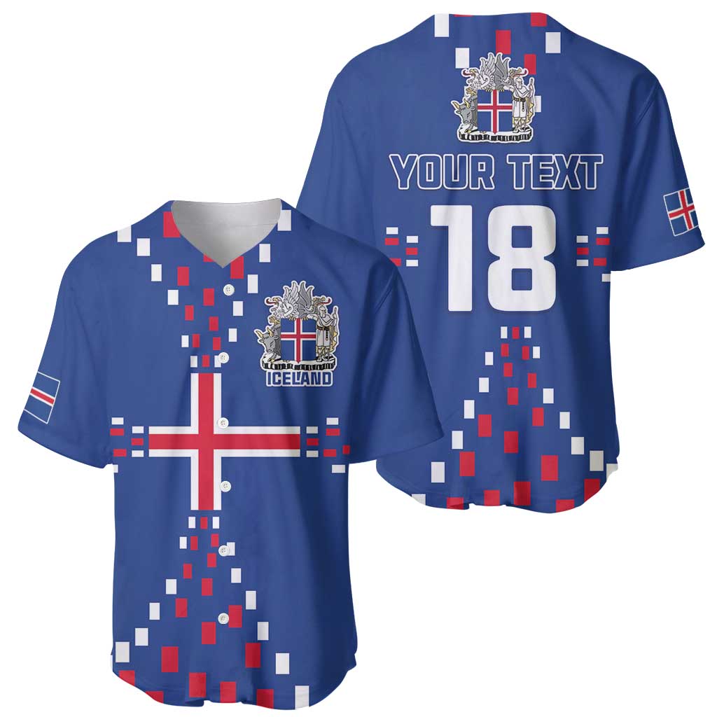 Custom Iceland Football Baseball Jersey Go Champion