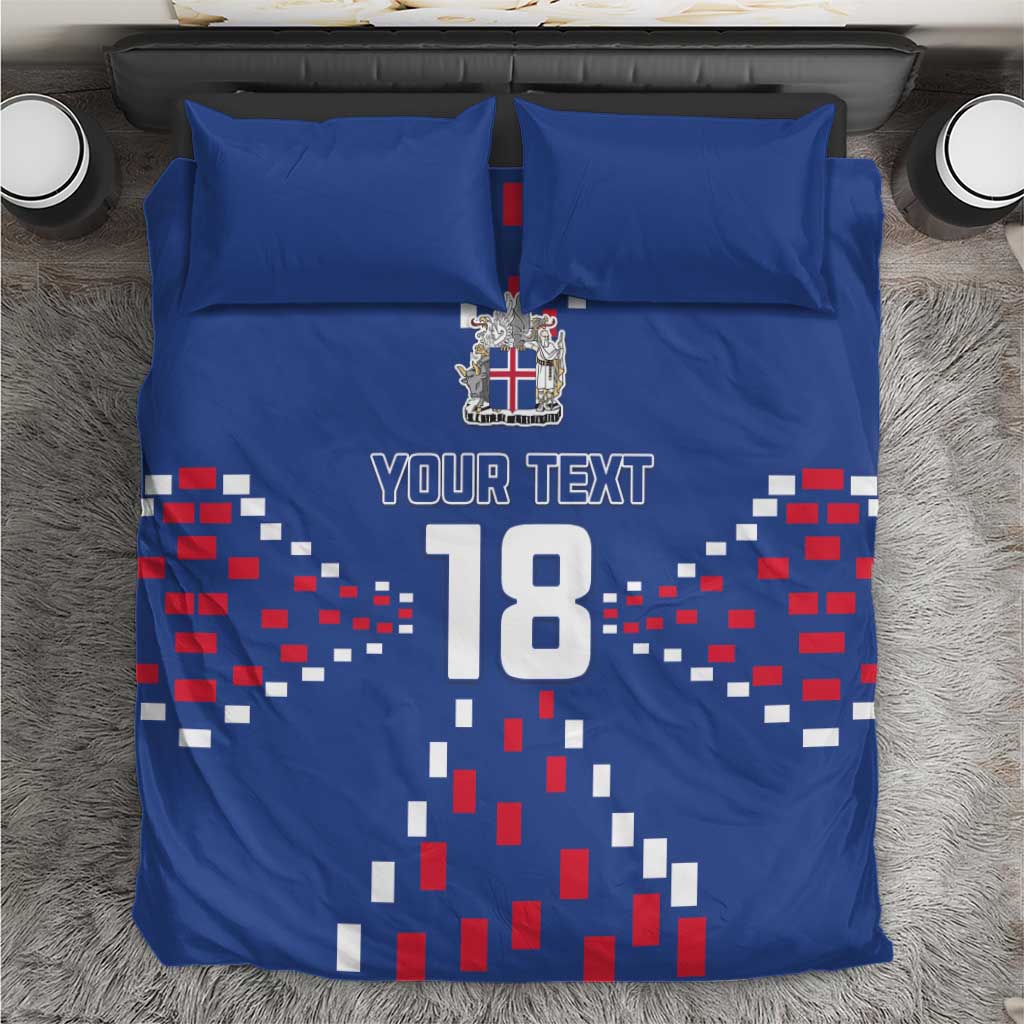 Custom Iceland Football Bedding Set Go Champion