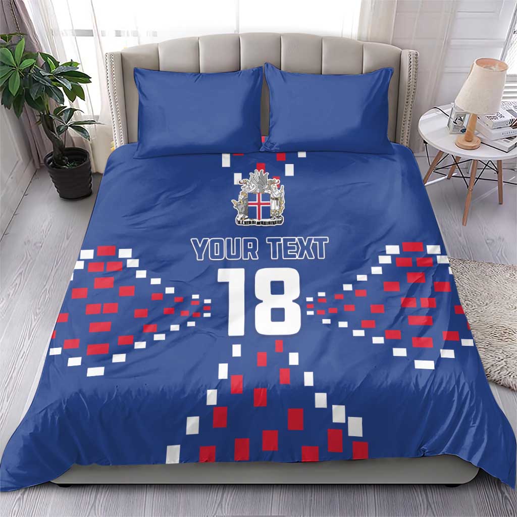 Custom Iceland Football Bedding Set Go Champion