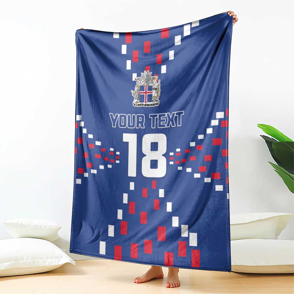 Custom Iceland Football Blanket Go Champion