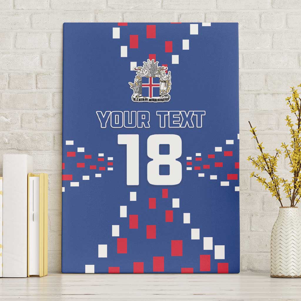 Custom Iceland Football Canvas Wall Art Go Champion