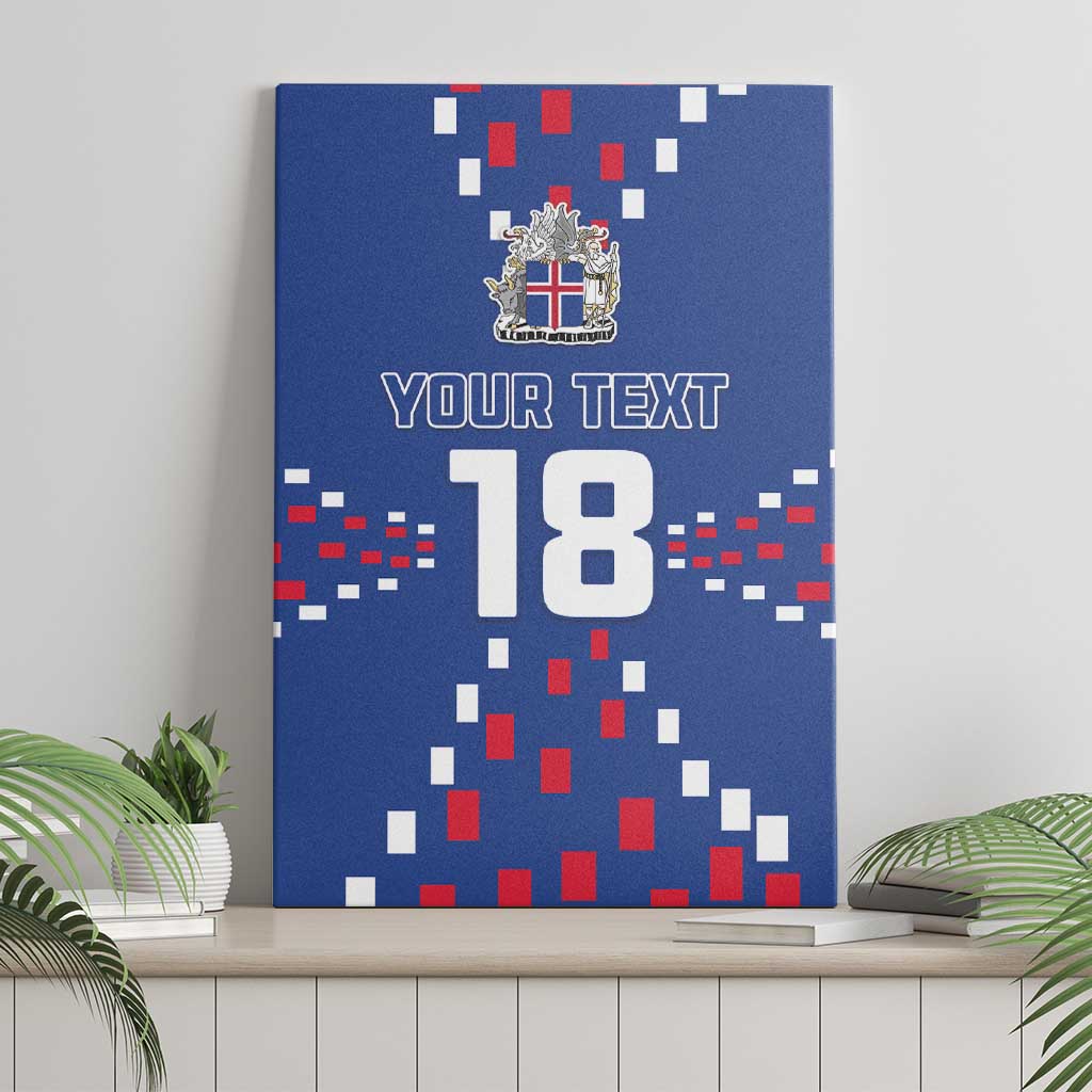 Custom Iceland Football Canvas Wall Art Go Champion