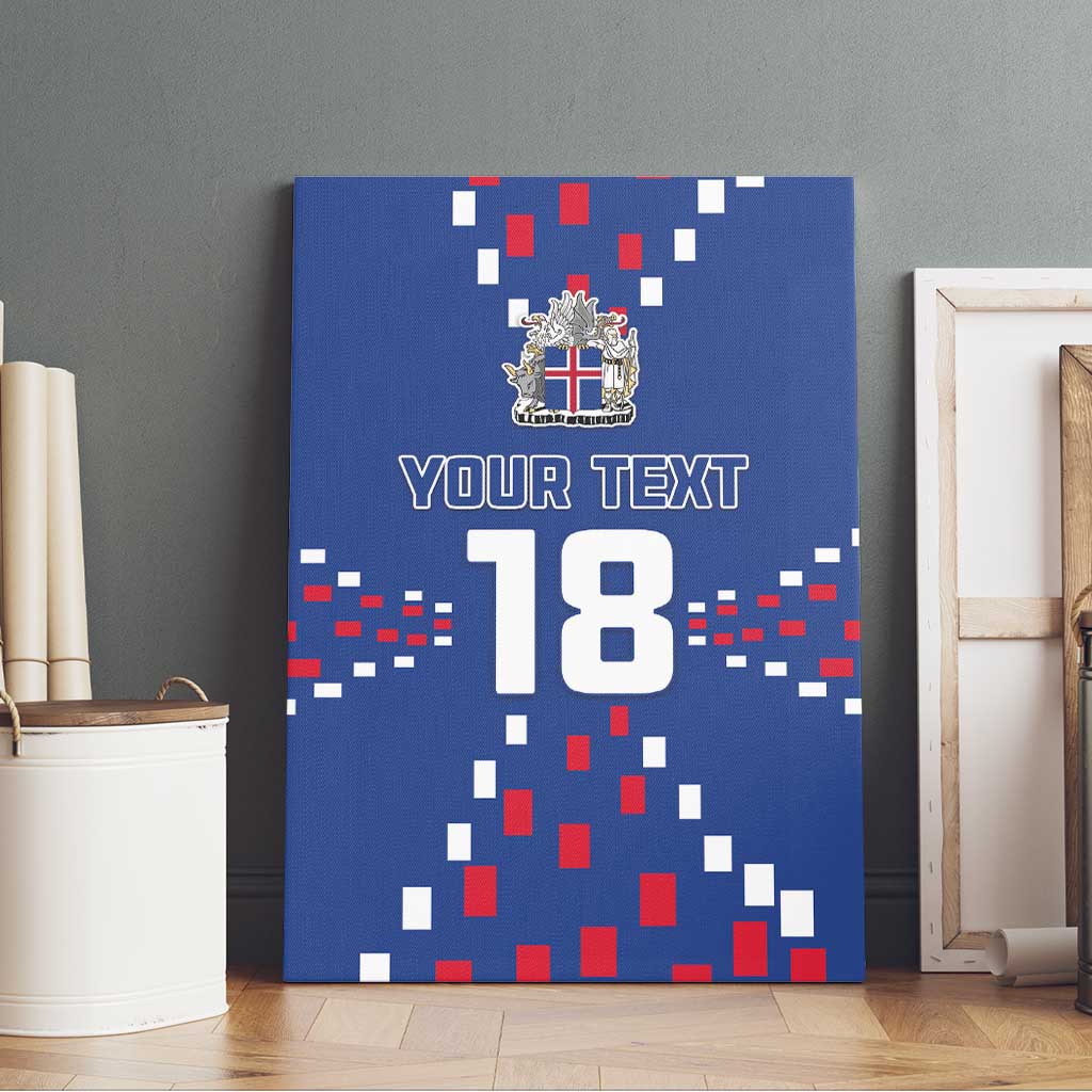 Custom Iceland Football Canvas Wall Art Go Champion