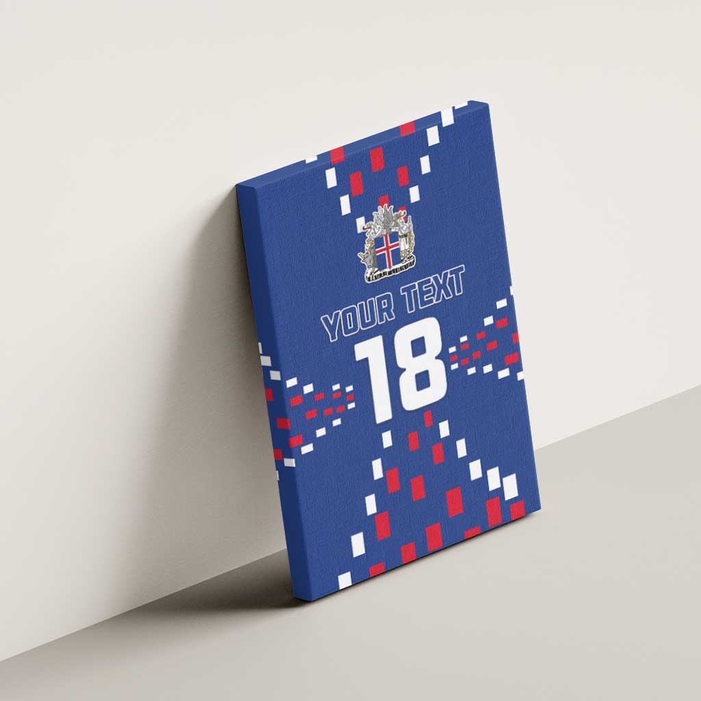 Custom Iceland Football Canvas Wall Art Go Champion