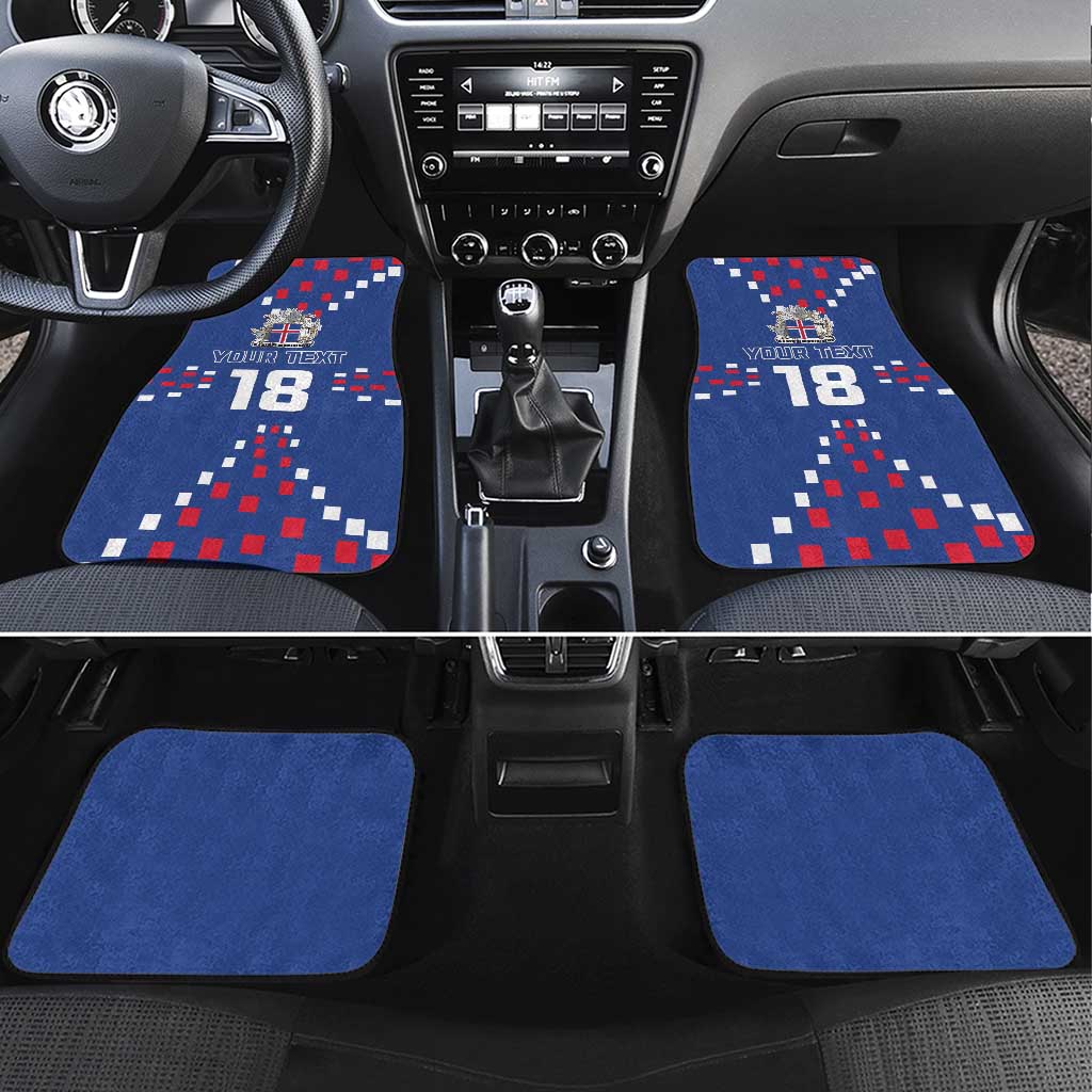 Custom Iceland Football Car Mats Go Champion
