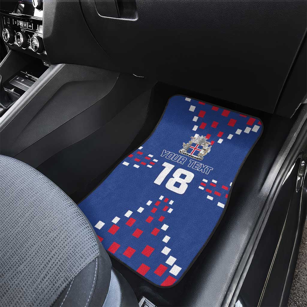 Custom Iceland Football Car Mats Go Champion