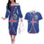 Custom Iceland Football Couples Matching Off The Shoulder Long Sleeve Dress and Hawaiian Shirt Go Champion