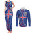 Custom Iceland Football Couples Matching Tank Maxi Dress and Long Sleeve Button Shirt Go Champion