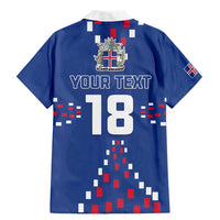 Custom Iceland Football Family Matching Mermaid Dress and Hawaiian Shirt Go Champion