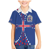 Custom Iceland Football Family Matching Mermaid Dress and Hawaiian Shirt Go Champion