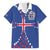 Custom Iceland Football Family Matching Off Shoulder Short Dress and Hawaiian Shirt Go Champion