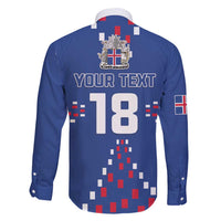 Custom Iceland Football Family Matching Puletasi and Hawaiian Shirt Go Champion
