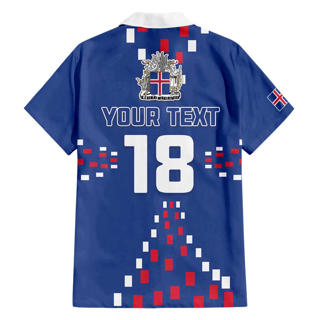 Custom Iceland Football Family Matching Short Sleeve Bodycon Dress and Hawaiian Shirt Go Champion