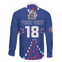 Custom Iceland Football Family Matching Short Sleeve Bodycon Dress and Hawaiian Shirt Go Champion