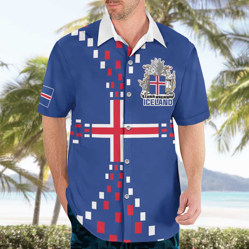 Custom Iceland Football Hawaiian Shirt Go Champion