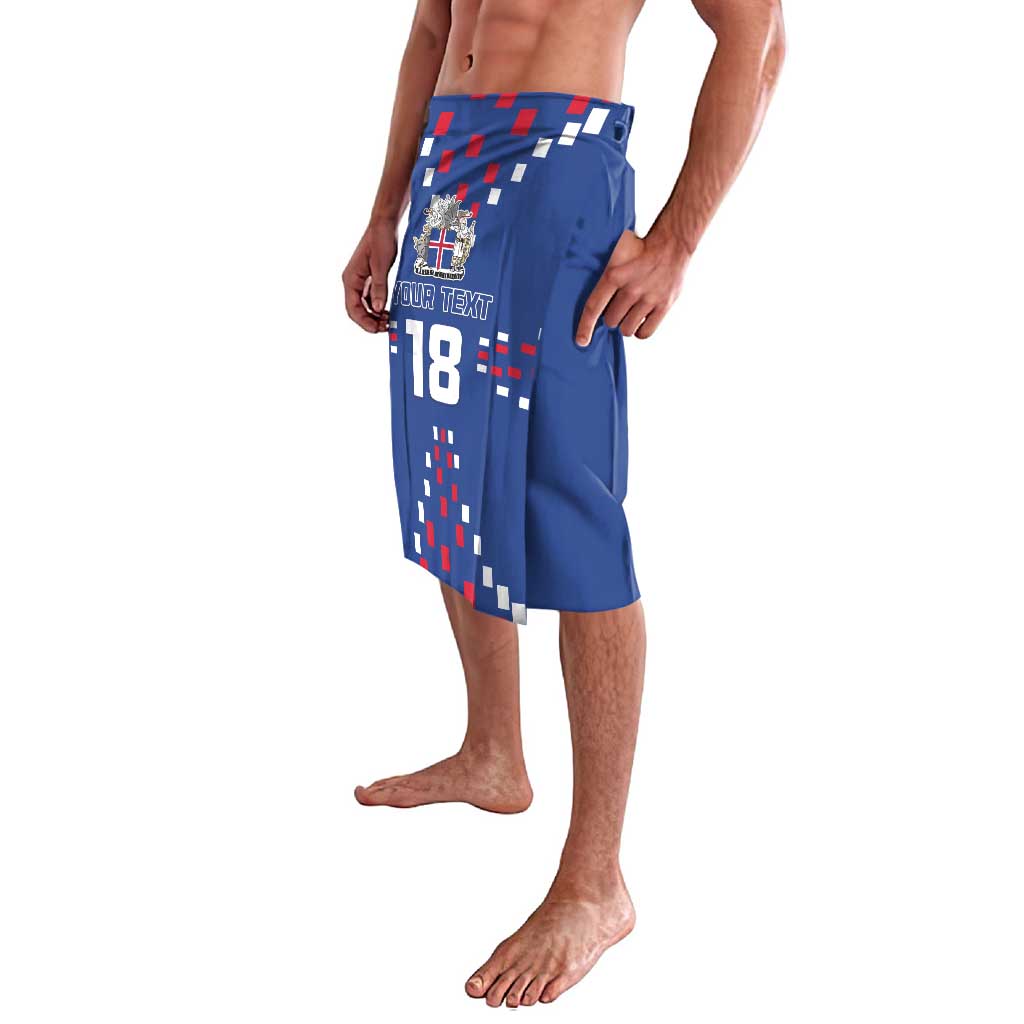 Custom Iceland Football Lavalava Go Champion