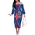Custom Iceland Football Off The Shoulder Long Sleeve Dress Go Champion