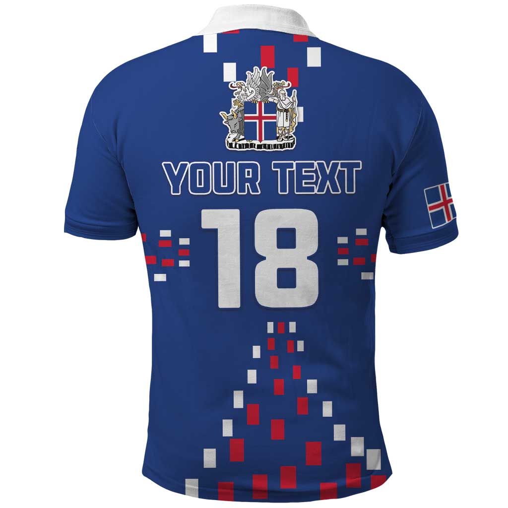 Custom Iceland Football Polo Shirt Go Champion