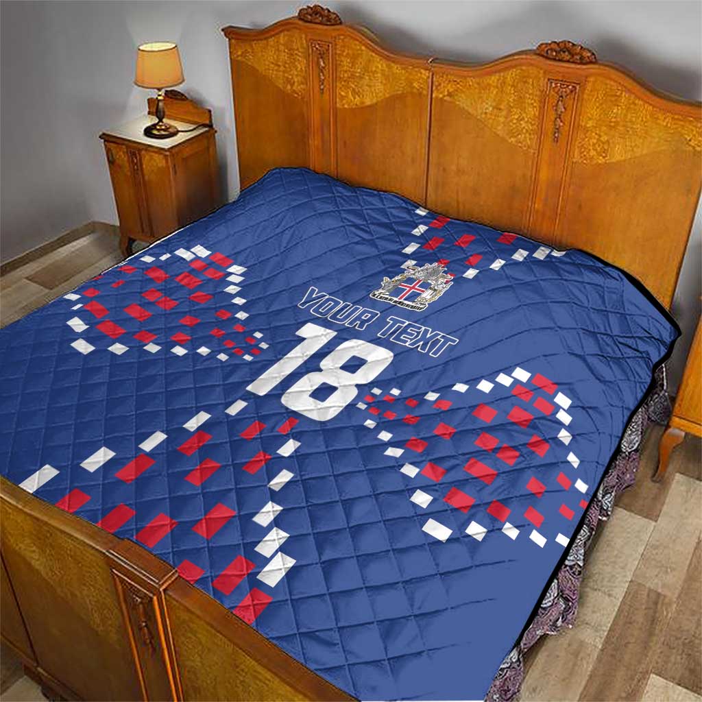 Custom Iceland Football Quilt Go Champion