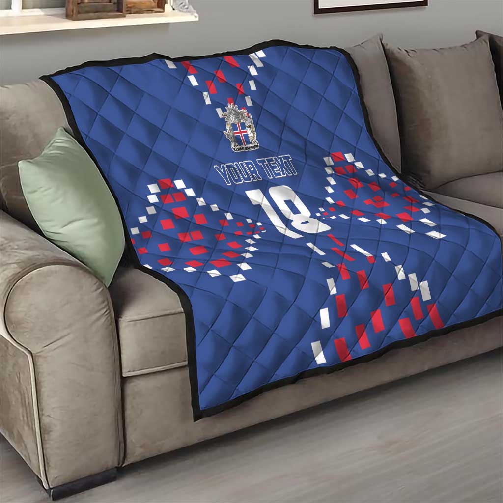 Custom Iceland Football Quilt Go Champion